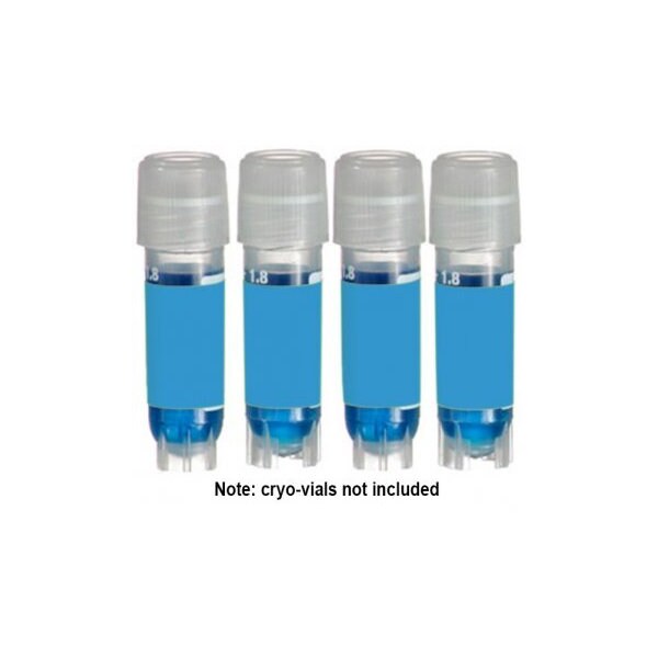 Diversified Biotech Direct Thermal Cryo-Tags, 1.50 x 0.75", Blue, 750/rl 249402B - main